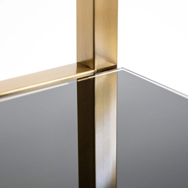 Richmond Interiors  Wandkast Magnus brushed Goud Brushed