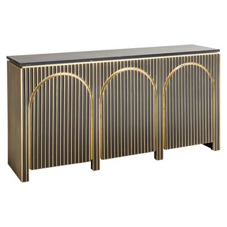 Richmond Interiors  Dressoir Les Arcs 3-deurs Brushed Goud