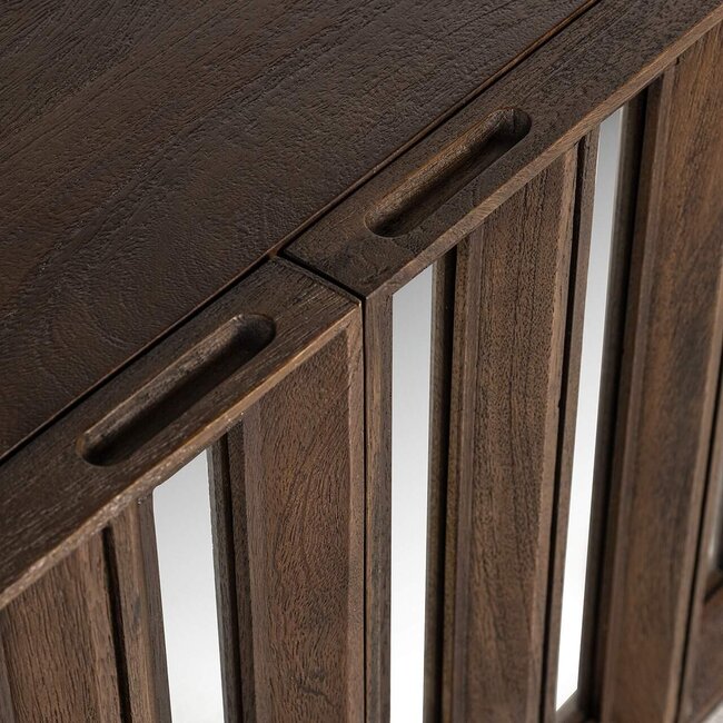 Richmond Interiors  TV-dressoir Bryant 4-deuren Bruin