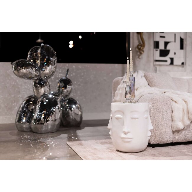 Richmond Interiors  Bijzettafel Christy wit