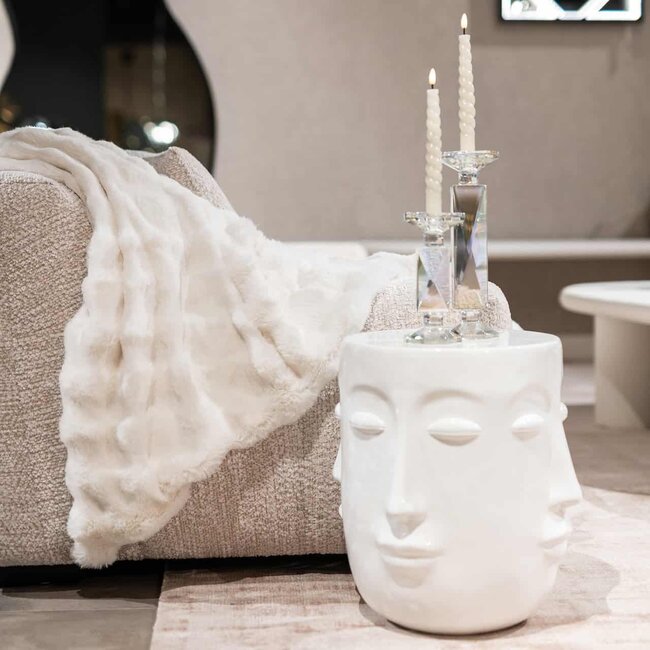 Richmond Interiors  Bijzettafel Christy wit