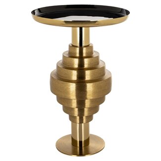 Richmond Interiors  Bijzettafel Renao Zwart/Goud