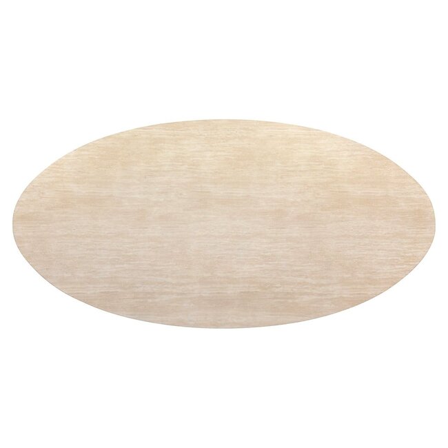 Richmond Interiors  Eettafel Fictus Travertine faux Beige