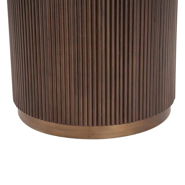 Richmond Interiors  Eettafel Mayfield 140Ø Bruin