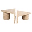 Richmond Interiors  Salontafel set Fictus Travertine faux Beige