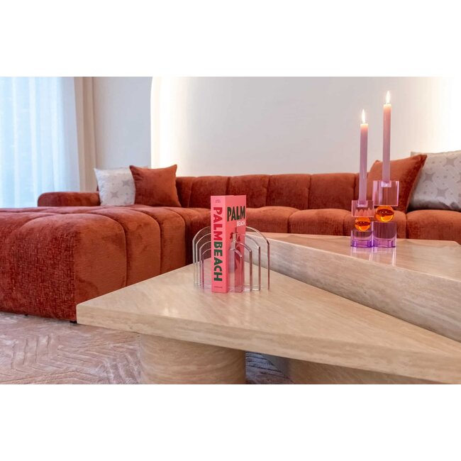 Richmond Interiors  Salontafel set Fictus Travertine faux Beige