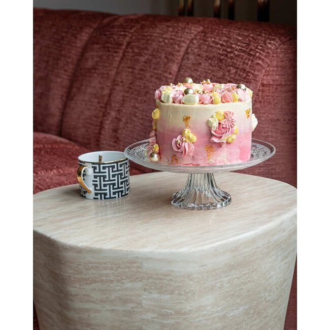 Richmond Interiors  Bijzettafel Fictus Travertine faux Beige