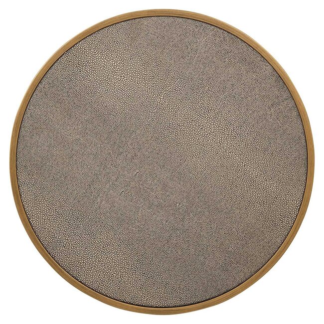 Richmond Interiors  Bijzettafel Bloomville met glas set van 2 Goud