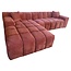 Richmond Interiors  Sofa Cube 3-zits + lounge links Fusion 92 Blush