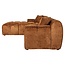 Richmond Interiors  Sofa Cube 3-zits + lounge links Be Lovely 603 Cinnamon