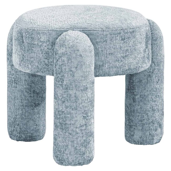 Richmond Interiors  Poef Holly Bergen 602 Light blue Chenille