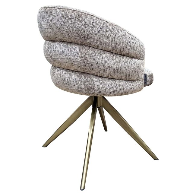 Richmond Interiors  Draaifauteuil Zendaya Niagara 104 Stone Chenille
