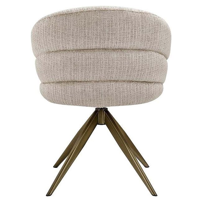 Richmond Interiors  Draaifauteuil Zendaya Niagara 902 beige chenille