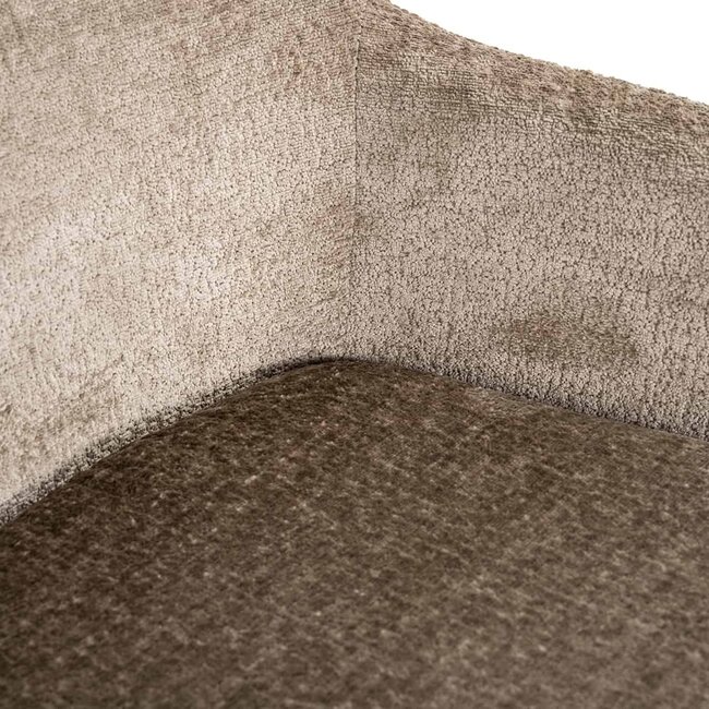 Richmond Interiors  Draaistoel Marlon Bergen 104 taupe chenille