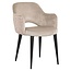 Richmond Interiors  Stoel Giovanna Be trendy 1673 rose - Khaki velvet