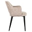 Richmond Interiors  Stoel Giovanna Be trendy 1673 rose - Khaki velvet