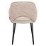 Richmond Interiors  Stoel Giovanna Be trendy 1673 rose - Khaki velvet