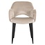 Richmond Interiors  Stoel Giovanna Be trendy 1673 rose - Khaki velvet