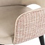 Richmond Interiors  Stoel Giovanna Be trendy 1673 rose - Khaki velvet