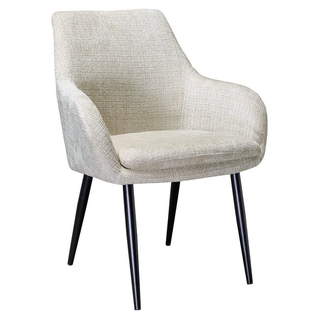 Richmond Interiors  Eetkamerstoel Chrissy chenille Niagara 902 beige