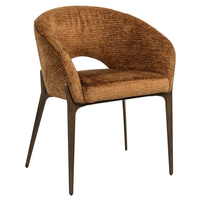 Richmond Interiors  Eetkamerstoel Kenzi cognac fusion Fusion cognac 28