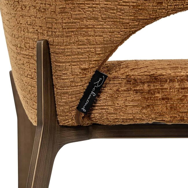 Richmond Interiors  Eetkamerstoel Kenzi cognac fusion Fusion cognac 28