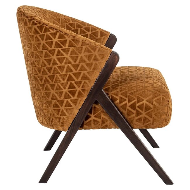 Richmond Interiors  Fauteuil Mia Triangle 2013 old Goud