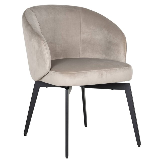 Richmond Interiors  Stoel Amphara khaki velvet