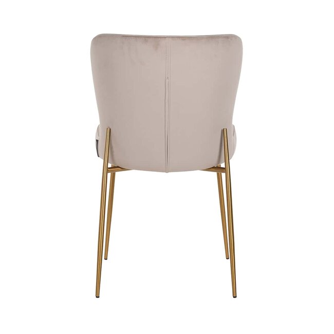 Richmond Interiors  Stoel Odessa khaki / brushed Goud