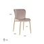 Richmond Interiors  Stoel Odessa khaki / brushed Goud
