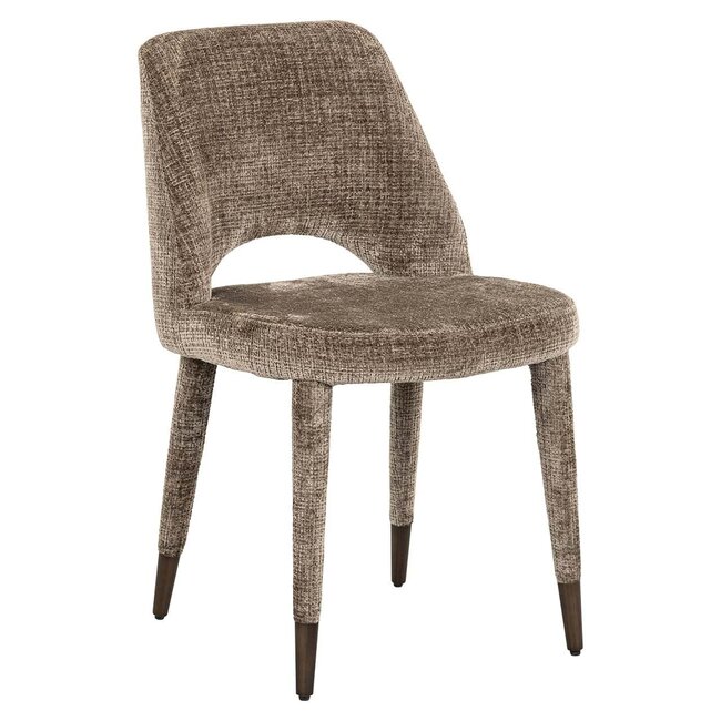Richmond Interiors  Eetkamerstoel Cecilia stone chenille
