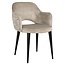 Richmond Interiors  Arm chair Giovanna trendy nature/quartz khaki