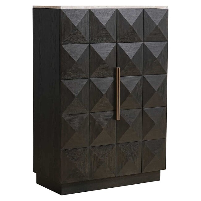 Richmond Interiors  Wandkast Claremont 2-deurs Bruin