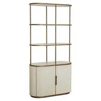 Richmond Interiors  Wandkast Tivoli 2-deurs 3 open planken Wit