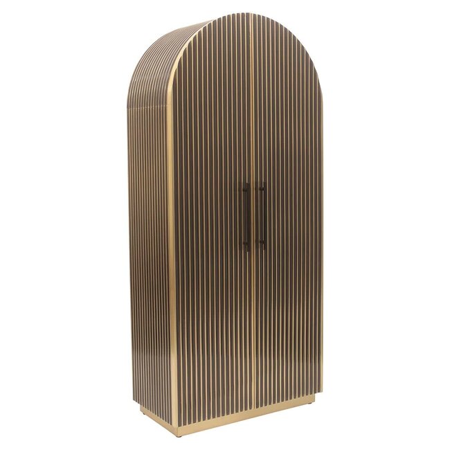 Richmond Interiors  Wandkast Les Arcs 2-deurs Brushed Goud