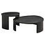 Richmond Interiors  Salontafel Navarino set van 2 Dark coffee