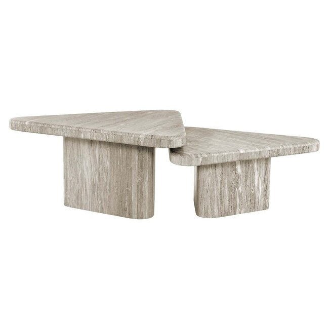 Richmond Interiors  Salontafel Dwayne set van 2 Wit