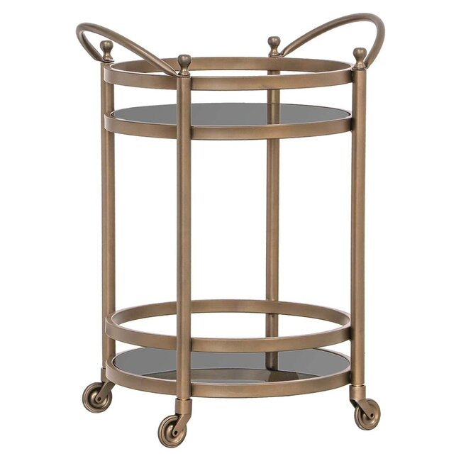 Richmond Interiors  Trolley Hendricks brass Brushed Goud