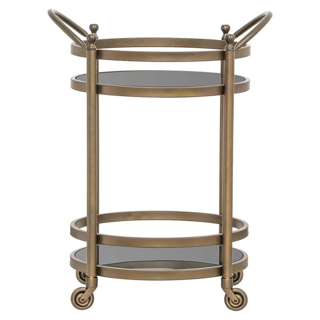 Richmond Interiors  Trolley Hendricks brass Brushed Goud