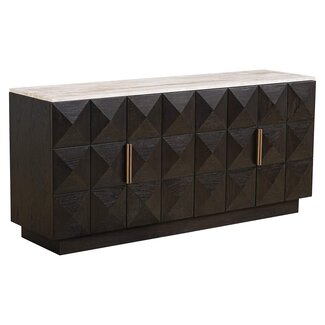 Richmond Interiors  Dressoir Claremont 4-deurs Bruin