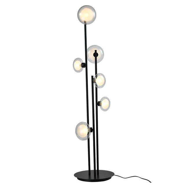 Richmond Interiors  Vloerlamp Luva zwart