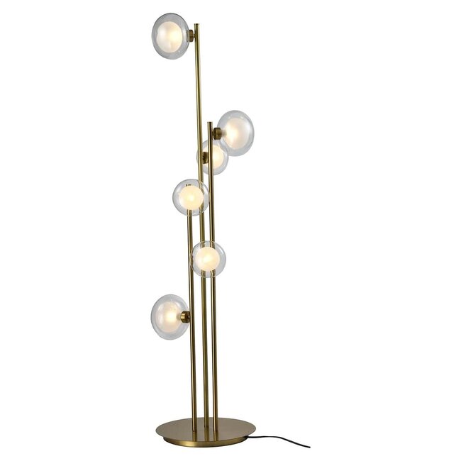 Richmond Interiors  Vloerlamp Luva brass Brushed Goud