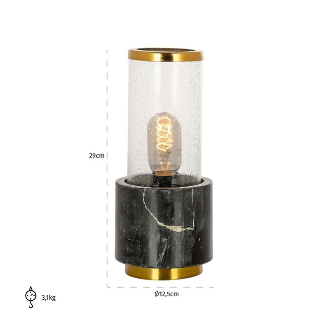 Richmond Interiors  Tafellamp Conan Zwart