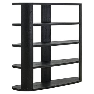 Richmond Interiors  Wandkast Navarino 3-planken Dark coffee