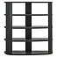 Richmond Interiors  Wandkast Navarino 3-planken Dark coffee