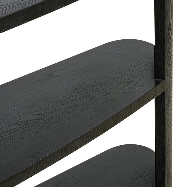 Richmond Interiors  Wandkast Navarino 3-planken Dark coffee