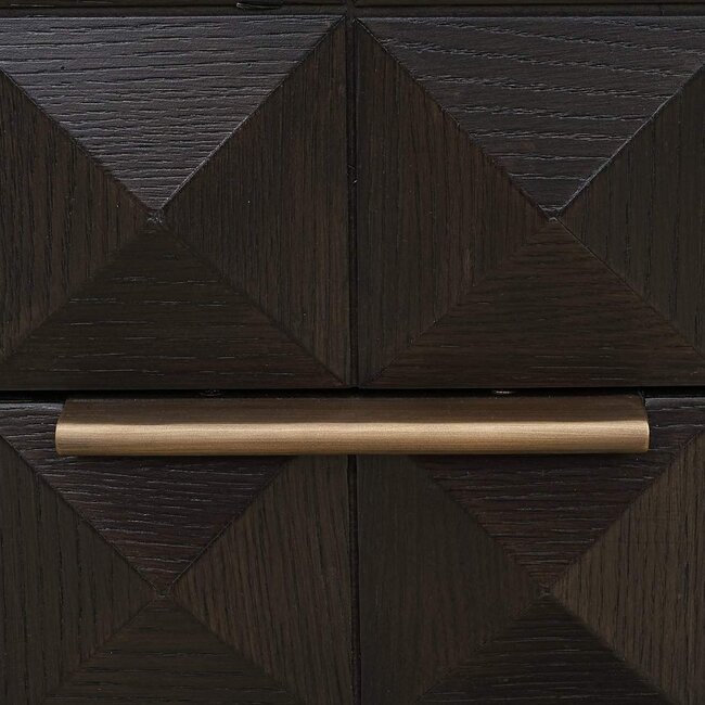 Richmond Interiors  Nachtkastje Claremont 2-laden Bruin