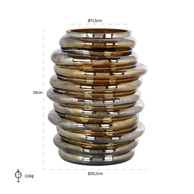 Richmond Interiors  Vaas Ava klein Bruin