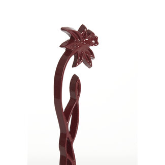 Light en Living Ornament op voet 13x8x30 cm DAFFODIL  glans bordeaux