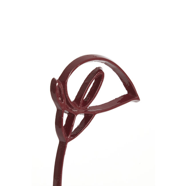 Light en Living Ornament op voet 15x7,5x29 cm CALLA glans bordeaux